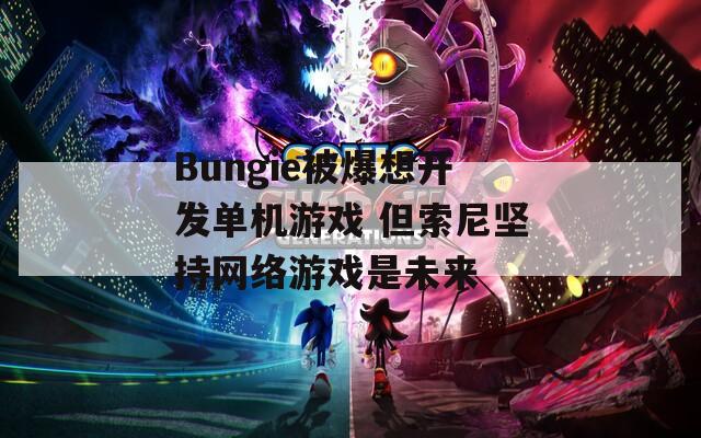 Bungie被爆想开发单机游戏 但索尼坚持网络游戏是未来