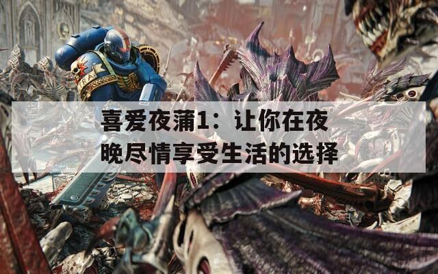 喜爱夜蒲1：让你在夜晚尽情享受生活的选择
