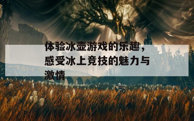 体验冰壶游戏的乐趣，感受冰上竞技的魅力与激情
