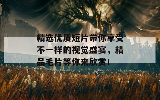 精选优质短片带你享受不一样的视觉盛宴，精品毛片等你来欣赏！