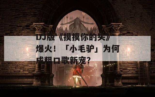 DJ版《摸摸你的头》爆火！「小毛驴」为何成粗口歌新宠？