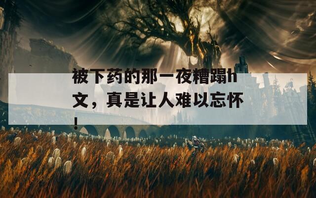 被下药的那一夜糟蹋h文，真是让人难以忘怀！