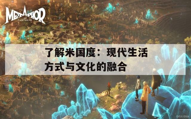 了解米国度：现代生活方式与文化的融合
