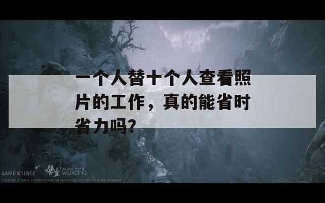 一个人替十个人查看照片的工作，真的能省时省力吗？