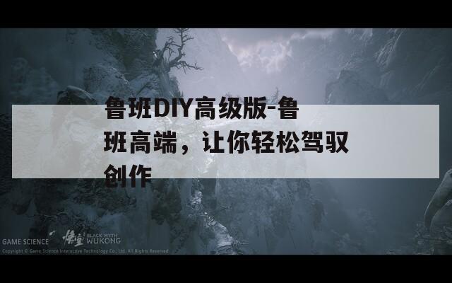 鲁班DIY高级版-鲁班高端，让你轻松驾驭创作