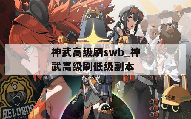 神武高级刷swb_神武高级刷低级副本