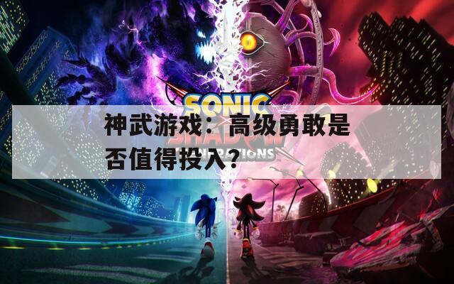神武游戏：高级勇敢是否值得投入？
