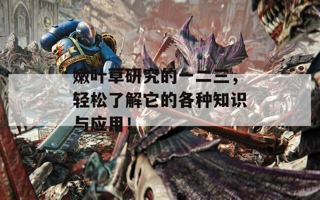 嫩叶草研究的一二三，轻松了解它的各种知识与应用！