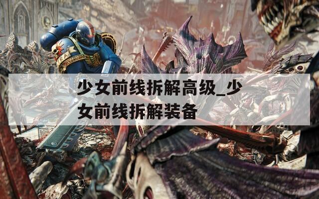 少女前线拆解高级_少女前线拆解装备