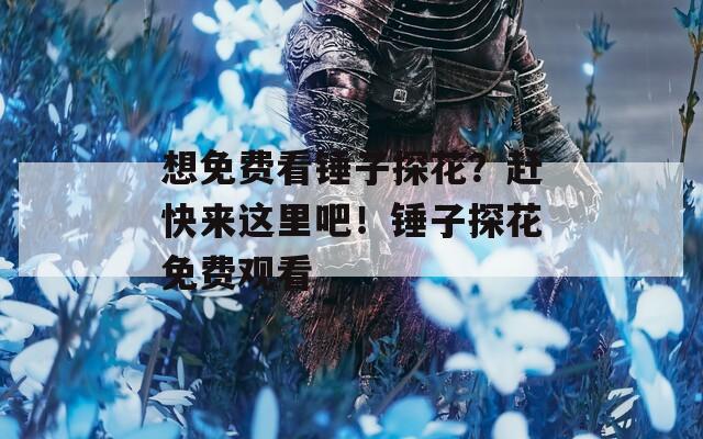 想免费看锤子探花？赶快来这里吧！锤子探花免费观看