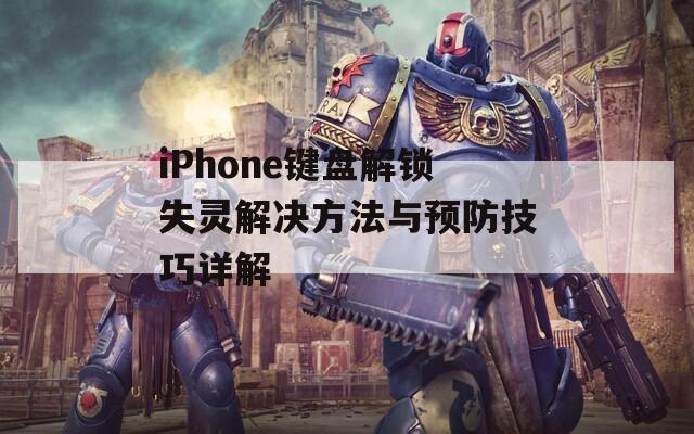 iPhone键盘解锁失灵解决方法与预防技巧详解