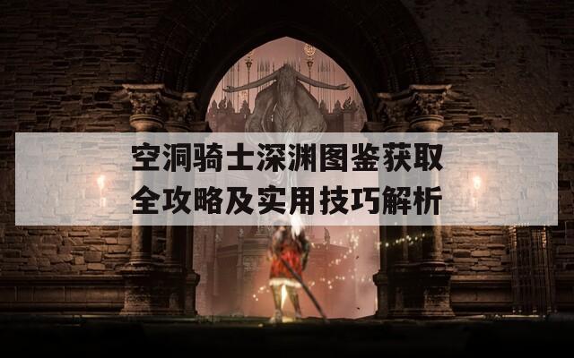 空洞骑士深渊图鉴获取全攻略及实用技巧解析