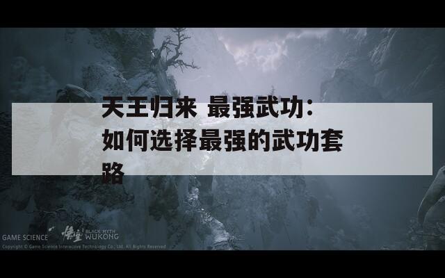 天王归来 最强武功：如何选择最强的武功套路