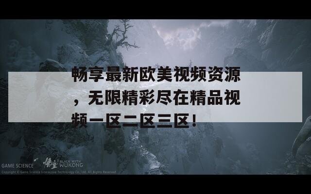 畅享最新欧美视频资源，无限精彩尽在精品视频一区二区三区！